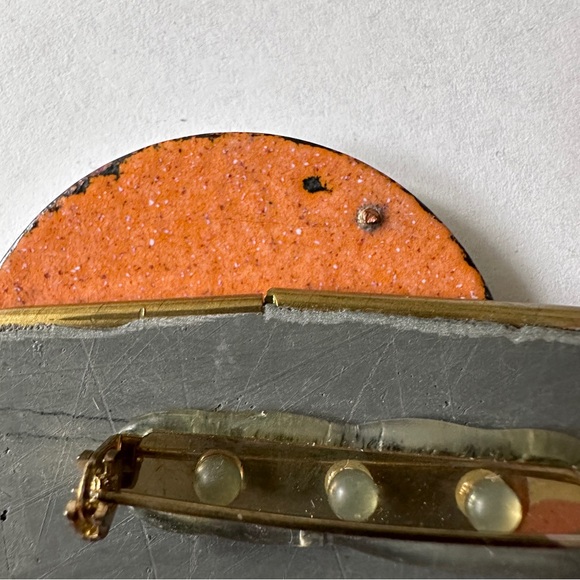 Artisan Designed Signed Antique Watch Parts Elgin Gruen Steampunk Brooch Pin - Picture 10 of 15